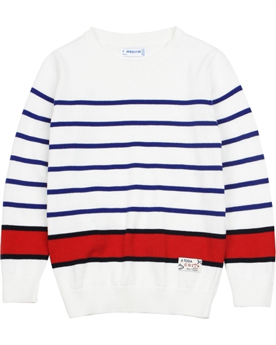 Mayoral Boy's Striped Pullover