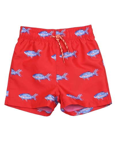 Mayoral Boy's Swim Shorts in Fishes Print