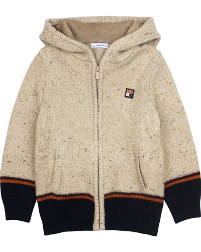Mayoral Boy's Hooded Knit Cardigan