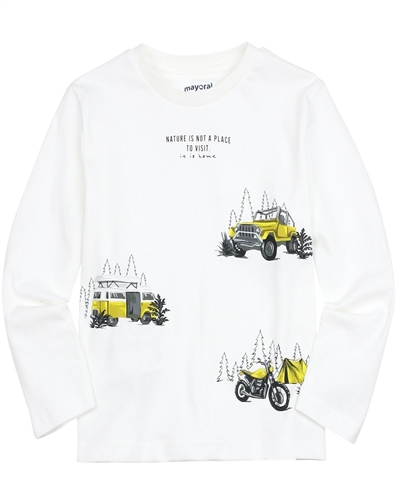 Mayoral Boy's T-shirt with Autos Print