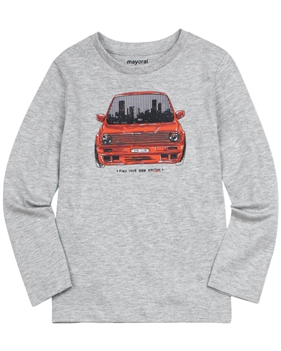 Mayoral Boy's T-shirt with Car Print