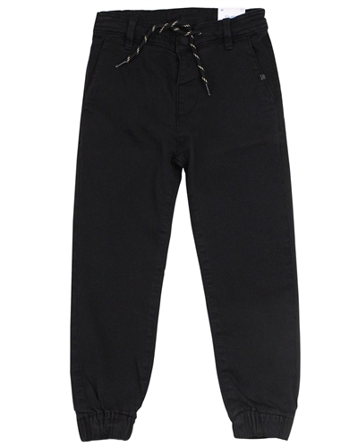 Mayoral Boy's Twill Jogger Pants in Black