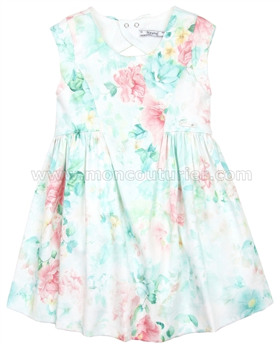 Mayoral Girl's Dress in Floral Print