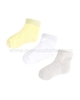 Mayoral Girl's Short Socks Set Yellow/Gray
