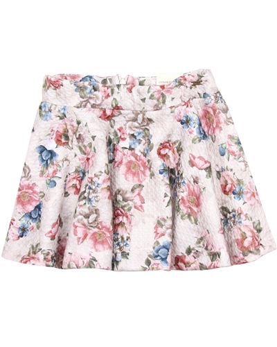 Mayoral Girl's Floral Print Skirt