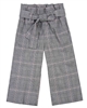 Mayoral Girl's High-waisted Plaid Pants