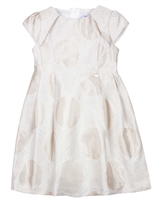 Mayoral Girl's Jacquard and Satin Dress