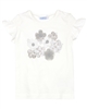 Mayoral Girl's T-shirt with Floral Print and Applique