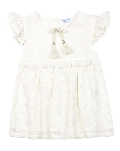 Mayoral Girl's Chiffon Eyelet Blouse