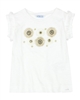 Mayoral Girl's T-shirt with Fringe Circles Applique