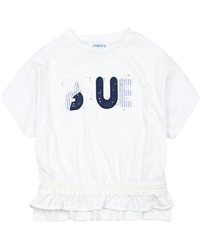 Mayoral Girl's Wide Top with Applique