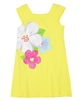 Mayoral Girl's Beach Dress with Flowers in Yellow