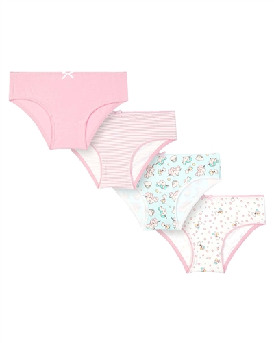 Mayoral Girl's 4-piece Underwear Set in Pink