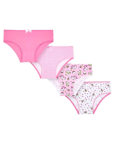 Mayoral Girl's 4-piece Underwear Set in Fuchsia