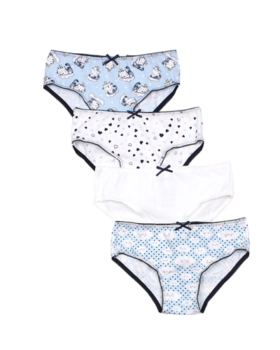 Mayoral Girl's 4-piece Underwear Set in Navy