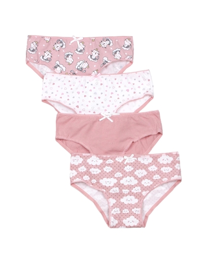 Mayoral Girl's 4-piece Underwear Set in Blush