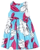 Mayoral Girl's Bold Floral Print Dress