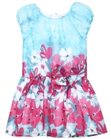 Mayoral Girl's Drop Waist Chiffon Dress
