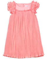 Mayoral Girl's Pleated Plumeti Dress