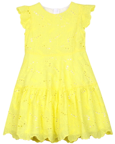 Mayoral Girl's Tiered Eyelet Dress