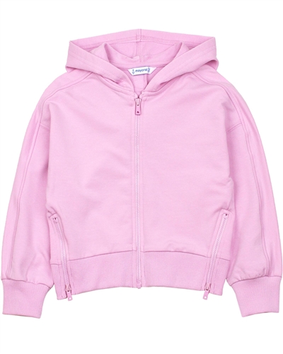 Mayoral Girl's Hooded Terry Cardigan