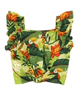 Mayoral Girl's Cropped Blouse in Jungle Print