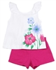 Mayoral Girl's Shorts and Tank Top Set in Magenta