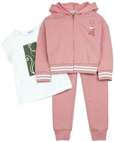 Mayoral Girl's Tracksuit and T-shirt Set