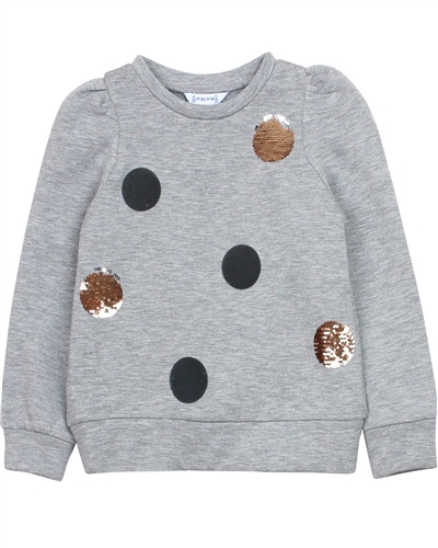 Mayoral Girl's Pullover with Circles Applique