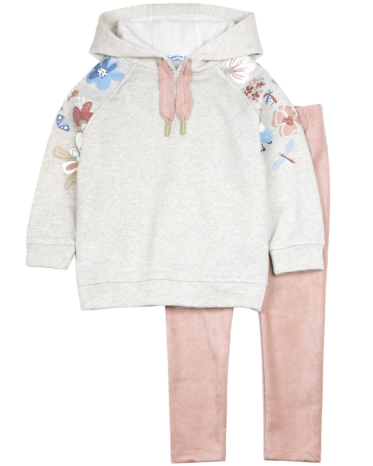Mayoral Girl's Sweatshirt and Faux Suede Leggings Set - Mayoral - Mayoral  Fall Winter 2022/23