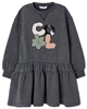 Mayoral Girl's Sweatshirt Dress with Boucle Applique