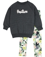 Mayoral Girl's Sweatshirt Tunic and Printed Leggings Set