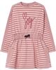 Mayoral Girl's Striped Terry Dress in Rose
