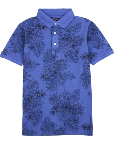 Mayoral Junior Boy's Polo in Tropical Print