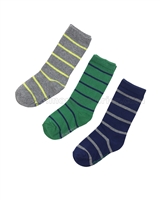 Mayoral Junior Boy's Striped Socks Green
