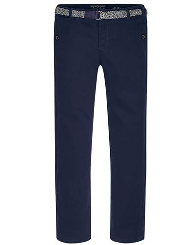 Mayoral Junior Boys' Chino Pants with Belt