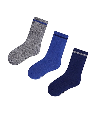 Mayoral Junior Boys' 3-pair Socks Set Blue