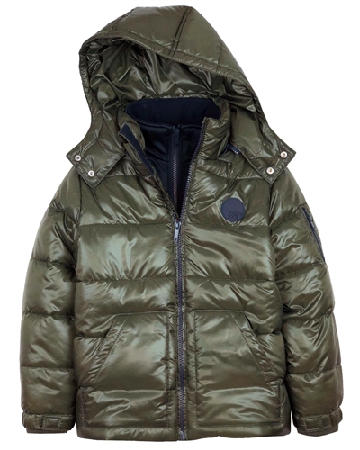 Mayoral Junior Boys' Transitional Quilted Coat