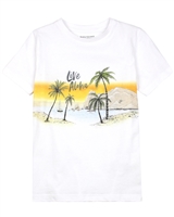 Mayoral Junior Boys' T-shirt with Hawaiian Print