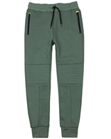 Mayoral Junior Boys' Jogging Pants with Stitched Knees in Green