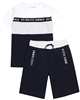Mayoral Junior Boys' T-shirt and Terry Shorts Set