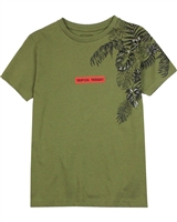 Mayoral Junior Boys' T-shirt with Tropical Print