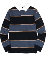 Mayoral Junior Boys' Striped Polo with Collar,