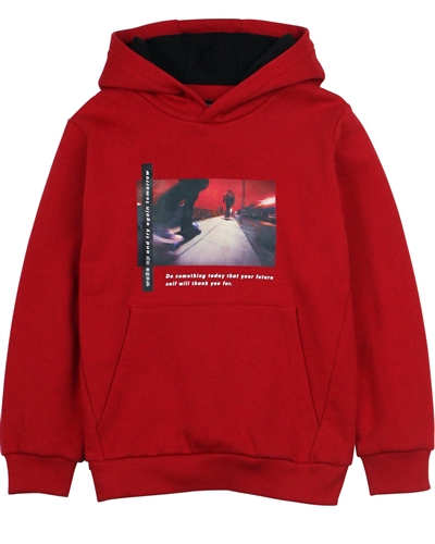 Mayoral Junior Boys' Sweatshirt with Skateboarder Graphic