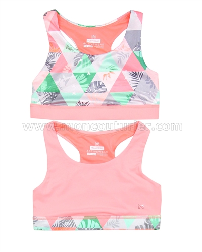 Mayoral Girl's Cropped Tank, Set of Two