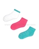 Mayoral Girl's Short Socks Set Fushia/Aqua