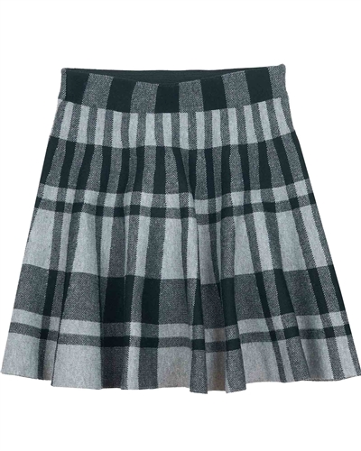 Mayoral Junior Girl's Plaid Knit Skirt