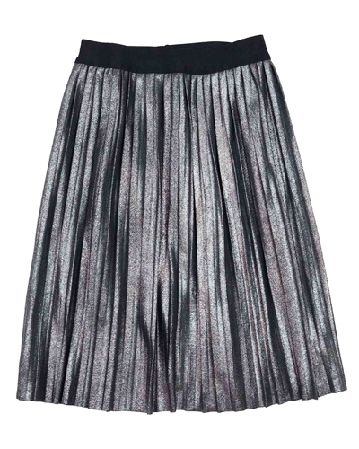 Mayoral Junior Girl's Pleated Shiny Midi Skirt