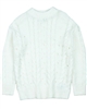 Mayoral Junior Girl's Cable Knit Sweater in White