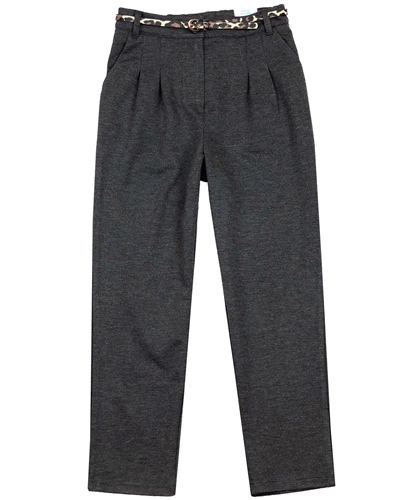 Mayoral Junior Girl's Ponte Knit Pants with Belt